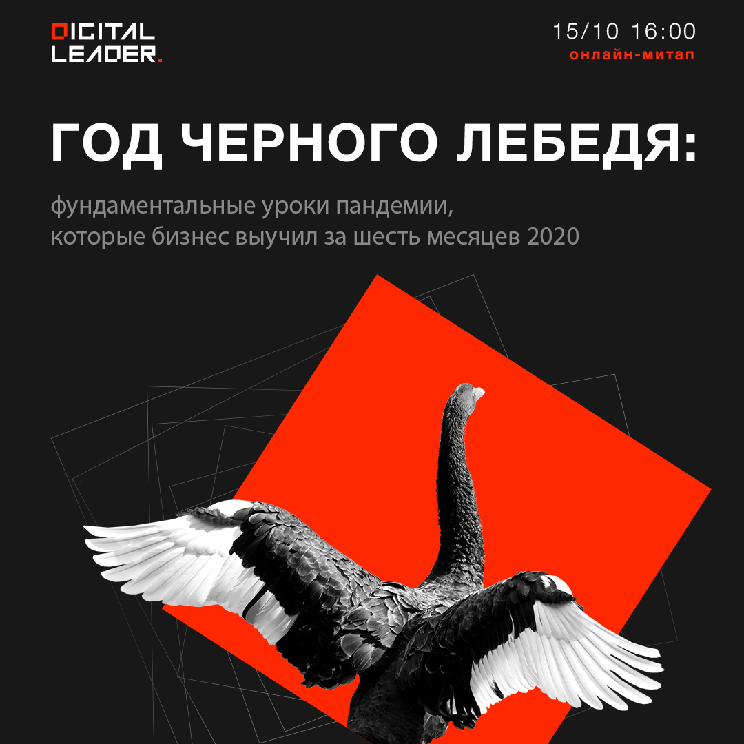 ГОД ЧЕРНОГО ЛЕБЕДЯ: ФУНДАМЕНТАЛЬНЫЕ УРОКИ ПАНДЕМИИ, КОТОРЫЕ БИЗНЕС ВЫУЧИЛ ЗА ШЕСТЬ МЕСЯЦЕВ 2020